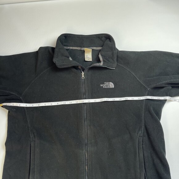 Vintage The North Face Jacket Men's Large  Fleece Full Zip TNF Black - Picture 10 of 13